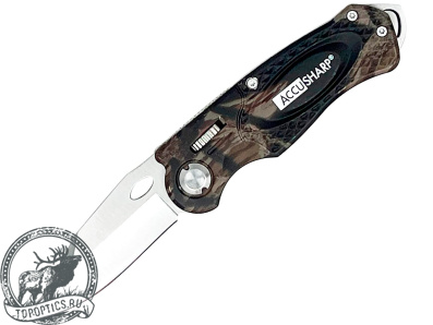 Нож складной AccuSharp Folding Sport Knife нержавеющая сталь, камуфляж #704C