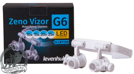 Лупа-очки Levenhuk Zeno Vizor G6 #72612