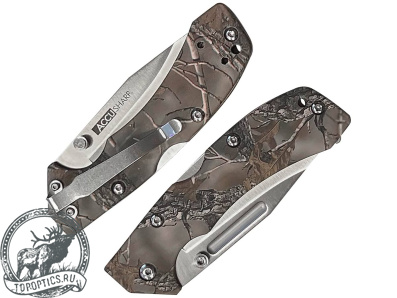 Нож складной AccuSharp Lockback Knife, нержавеющая сталь, камуфляж #713C