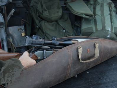 Чехол Riserva для винтовки с прицелом 110/25 см, кожа #R3036-110