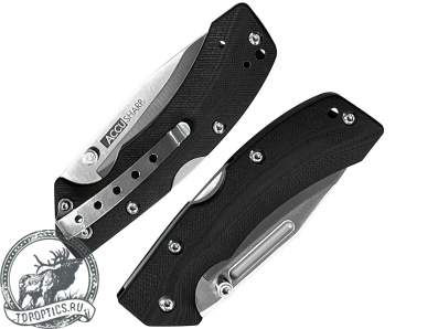Нож складной AccuSharp Lockback Knife, нержавеющая сталь, G10, чёрный #711C